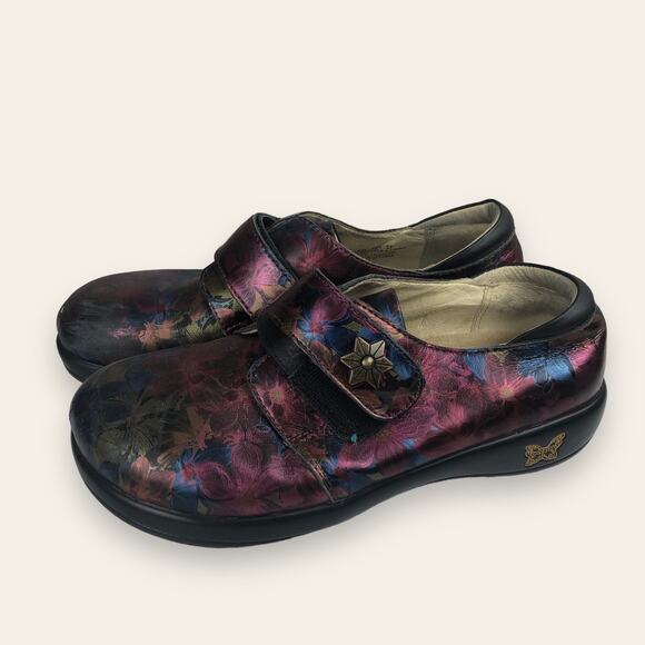 Alegria Joleen Special Lady Upper Leather Lining Multicolor Clogs Comfort Shoes - Picture 1 of 14